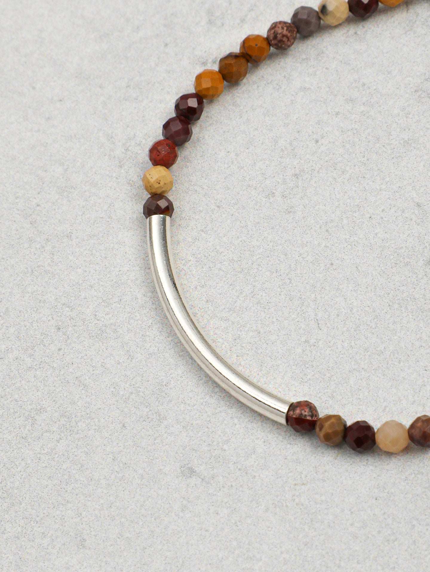Freshwater Pearl & Tiger’s Eye Layered Bracelet
