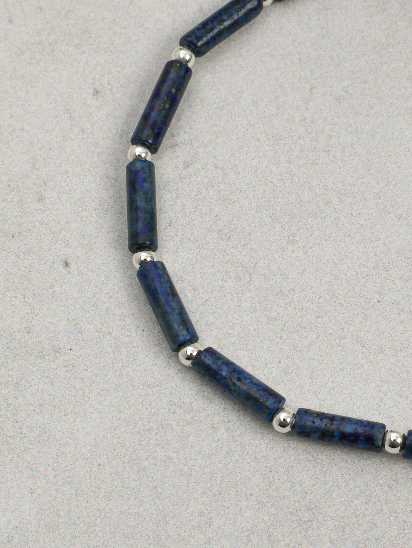 Lapis Lazuli & Freshwater Pearl Double-Strand Bracelet
